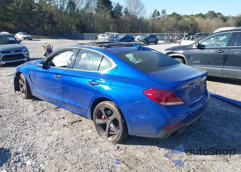 2019 Genesis G70 3.3T Advanced из США, поврежденный, VIN KMTG34LE7KU027701